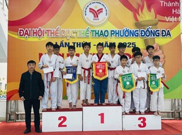 Taekwondo khép lại thành công Đại hội Thể dục thể thao phường Đống Đa lần thứ I năm 2025