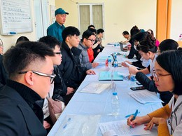 Phường Đống Đa khám sơ tuyển cho công dân thực hiện nghĩa vụ quân sự