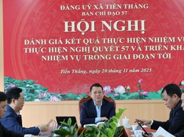 Đảng ủy xã Tiến Thắng tổ chức hội nghị Ban chỉ đạo nghị quyết 57: Quyết tâm thực hiện hiệu quả các chủ trương của Trung ương và Thành phố