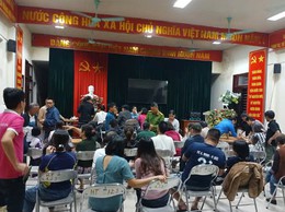 Công an Phường Long Biên đẩy nhanh tiến độ thu thập  Dữ liệu ĐKX, GPLX trên địa bàn