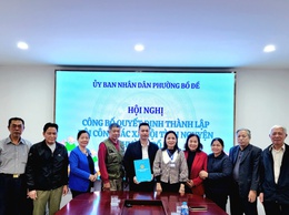 Hội nghị công bố quyết định thành lập đội công tác xã hội tình nguyện phường Bồ Đề