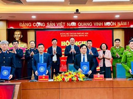 Phường Đống Đa ký kết phối hợp, nâng cao kỷ cương, xây dựng Đảng bộ trong sạch, vững mạnh