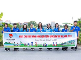 Đoàn thanh niên xã Thượng Phúc ra quân “Ngày Chủ nhật xanh” lần thứ VIII năm 2025