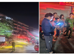 Kịp thời giải cứu 5 người mắc kẹt trong vụ cháy nhà dân tại phường Thanh Liệt