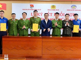 Phường Yên Sở huy động lực lượng trẻ tham gia cao điểm làm sạch dữ liệu phương tiện