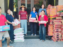 Xã Quang Minh: Hơn 300 triệu đồng cùng hàng chục tấn hàng hóa ủng hộ đồng bào vùng lũ