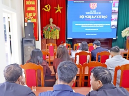 Xã Đoài Phương tham dự hội nghị trực tuyến triển khai “Chuyển đổi mô hình và phương pháp quản lý thuế đối với hộ kinh doanh khi xóa bỏ thuế khoán”