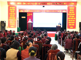 HỘI LHPN XÃ DÂN HÒA PHỐI HỢP UBND XÃ TỔ CHỨC HỘI NGHỊ TUYÊN TRUYỀN, PHỔ BIẾN PHÁP LUẬT VỀ HÔN NHÂN GIA ĐÌNH, BÌNH ĐẲNG GIỚI VÀ PHÒNG, CHỐNG BẠO LỰC GIA ĐÌNH