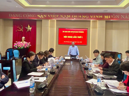 Phiên họp thứ nhất Ủy ban bầu cử xã Đan Phượng