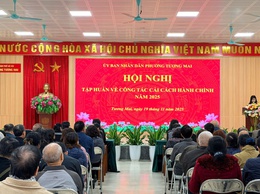 TIN PHÓNG SỰ: PHƯỜNG TƯƠNG MAI TỔ CHỨC HỘI  NGHỊ TẬP HUẤN VỀ CÔNG TÁC CCHC NĂM 2025