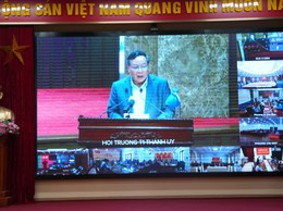 Xã Dương Hoà dự hội nghị trực tuyến của Thành uỷ Hà Nội về triển khai công tác bầu cử đại biểu Quốc hội khóa XVI và đại biểu HĐND các cấp nhiệm kỳ 2026-2031