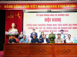 Dương Hoà quyết tâm phấn đấy xây dựng “xã không ma tuý” 