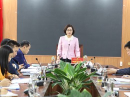 Ban Chỉ đạo bầu cử xã Quang Minh làm việc với Chi bộ thôn Hòa Bình về công tác bầu cử lại Trưởng thôn 