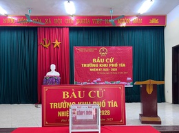 Xã Chương Dương chuẩn bị tốt các điều kiện cho ngày bầu cử Trưởng thôn, Trưởng khu phố nhiệm kỳ 2025- 2028