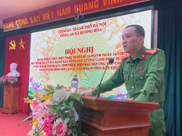 CÔNG AN XÃ DƯƠNG HÒA TỔ CHỨC HỘI NGHỊ QUÁN TRIỆT, THỰC HIỆN NGHỊ QUYẾT SỐ 12-NQ/TW VỀ XÂY DỰNG LỰC LƯỢNG CÔNG AN NHÂN DÂN TRONG SẠCH, VỮNG MẠNH, CHÍNH QUY, TINH NHUỆ, HIỆN ĐẠI