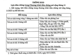PHƯỜNG VĂN MIẾU – QUỐC TỬ GIÁM TRIỂN KHAI LỊCH TIÊM CHỦNG MỞ RỘNG THÁNG 11/2025
