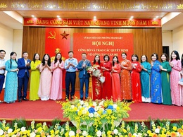 Phường Thanh Liệt: Công bố và trao các quyết định về công tác cán bộ