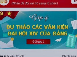 Hướng dẫn góp ý các dự thảo văn kiện trình Đại hội XIV của Đảng trên ứng dụng VNeID