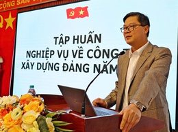 Xã Đoài Phương tập huấn nghiệp vụ công tác xây dựng Đảng năm 2025