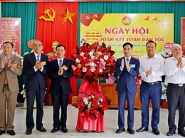 Sôi nổi Ngày hội đại đoàn kết thôn Đoàn Kết, xã Đoài Phương