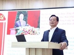 PHƯỜNG HỒNG HÀ TỔ CHỨC HỘI NGHỊ HỌC TẬP, TRIỂN KHAI NGHỊ QUYẾT ĐẠI HỘI ĐẢNG BỘ LẦN THỨ I 