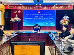 Đoàn phường Hai Bà Trưng triển khai công tác tháng 11/2025: Đổi mới, hiệu quả, tri ân đội ngũ cán bộ Đoàn nhân ngày 20/11.
