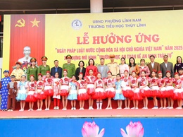 UBND PHƯỜNG LĨNH NAM  TỔ CHỨC LỄ HƯỞNG ỨNG 