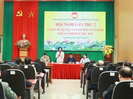 Xuân Đỉnh: đóng góp ý kiến vào Quy chế làm việc và Chương trình hành động toàn khoá của Uỷ ban MTTQ Việt Nam phường