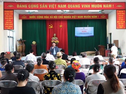 XÃ DÂN HÒA: TỔ CHỨC HỘI NGHỊ LẤY Ý KIẾN NHÂN DÂN VỀ DỰ THẢO PHƯƠNG ÁN BỒI THƯỜNG, HỖ TRỢ, GIẢI PHÓNG MẶT BẰNG THỰC HIỆN CÁC DỰ ÁN PHÁT TRIỂN HẠ TẦNG