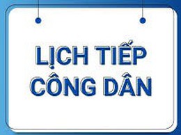 Lịch tiếp dân định kỳ của đồng chí Bí thư Đảng ủy tháng 11 năm 2025