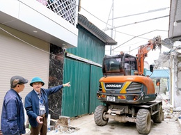 Phường Thanh Liệt kiên quyết xử lý vi phạm xây dựng trái phép trên đất nông nghiệp