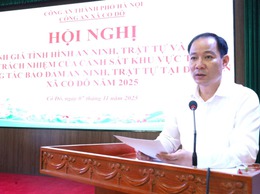 CÔNG AN XÃ CỔ ĐÔ TỔ CHỨC HỘI NGHỊ ĐÁNH GIÁ TÌNH HÌNH AN NINH, TRẬT TỰ NĂM 2025