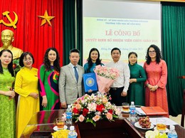 Trường Tiểu học Bế Văn Đàn có tân Phó Hiệu trưởng