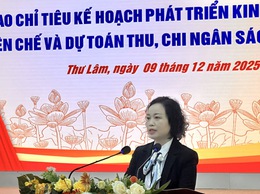 UBND xã Thư Lâm tổ chức Hội nghị giao chỉ tiêu Kế hoạch phát triển kinh tế – xã hội, biên chế và dự toán thu, chi ngân sách năm 2026.