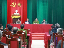 Xã Minh Châu tổ chức đối thoại về thu hồi đất, khai thác mỏ cát Tây Đằng – Minh Châu cung ứng vật liệu cho dự án Cảng hàng không quốc tế Gia Bình