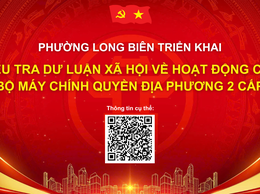 PHƯỜNG LONG BIÊN TRIỂN KHAI ĐIỀU TRA DƯ LUẬN XÃ HỘI VỀ HOẠT ĐỘNG CỦA BỘ MÁY CHÍNH QUYỀN ĐỊA PHƯƠNG 2 CẤP