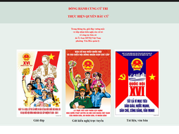 Ủy ban MTTQ Việt Nam phường Yên Hòa đồng hành cùng cử tri thực hiện quyền bầu cử.