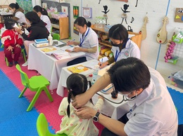 Xã Hồng Sơn đẩy mạnh chăm sóc sức khỏe học đường năm học 2025 - 2026