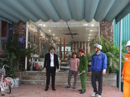 Xã Tam Hưng ra quân giải tỏa 