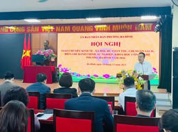 Phường Ba Đình tăng tốc thu ngân sách, đẩy mạnh đầu tư công