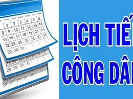 Thông báo lịch tiếp công dân định kỳ tại Trụ sở UBND phường Ba Đình