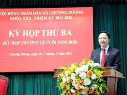 HĐND xã Chương Dương khai mạc kỳ họp thứ 3 – Kỳ họp thường lệ cuối năm 2025