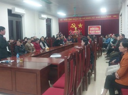 Hát Môn tập huấn thực hiện các quy định về công tác an toàn thực phẩm năm 2025