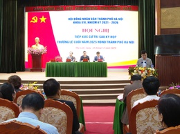 HỘI ĐỒNG NHÂN DÂN THÀNH PHỐ HÀ NỘI KHÓA XVI, NHIỆM KỲ 2021-2026 TỔ CHỨC HỘI NGHỊ TIẾP XÚC CỬ TRI SAU KỲ HỌP THƯỜNG LỆ CUỐI NĂM 2025 HĐND THÀNH PHỐ HÀ NỘI 