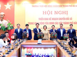 Quảng Bị: Tham dự hội nghị trực tuyến do Hội đồng nhân dân thành phố Hà Nội tổ chức