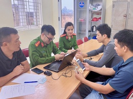 Xã Tiến Thắng quyết liệt chiến dịch làm sạch dữ liệu phương tiện giao thông