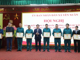 Xã Yên Xuân: Hội nghị Tổng kết công tác quốc phòng, quân sự năm 2025, phương hướng nhiệm vụ năm 2026