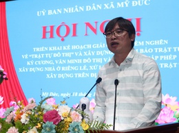 MỸ ĐỨC: QUYẾT TÂM GIẢI QUYẾT DỨT ĐIỂM 