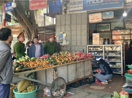 Xã Mỹ Đức quyết tâm giải toả điểm nghẽn về trật tự đô thị trên địa bàn xã