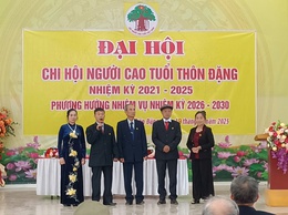 Hội Người cao tuổi thôn Đặng tổ chức Đại hội nhiệm Kỳ 2021- 2025 và triển khai phương hướng nhiệm vụ nhiệm kỳ 2026 -2030